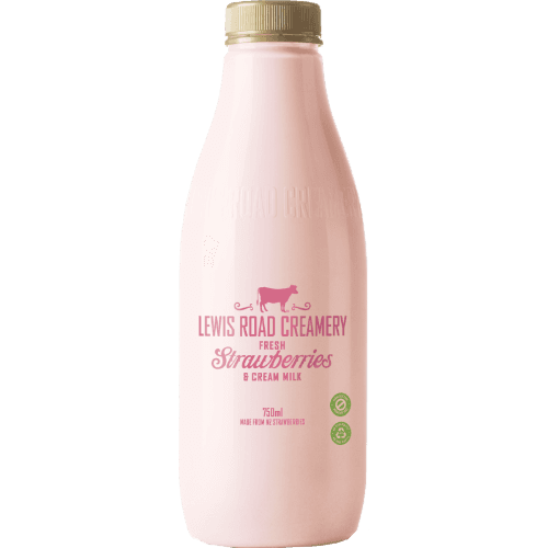 Lewis Road Creamery Fresh Strawberries & Cream Milk