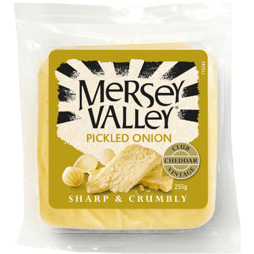 Mersey Valley Club Pickled Onion Vintage Club Cheddar Cheese