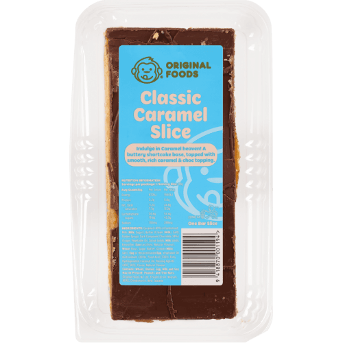 Original Foods Baking Co Classic Caramel Slice