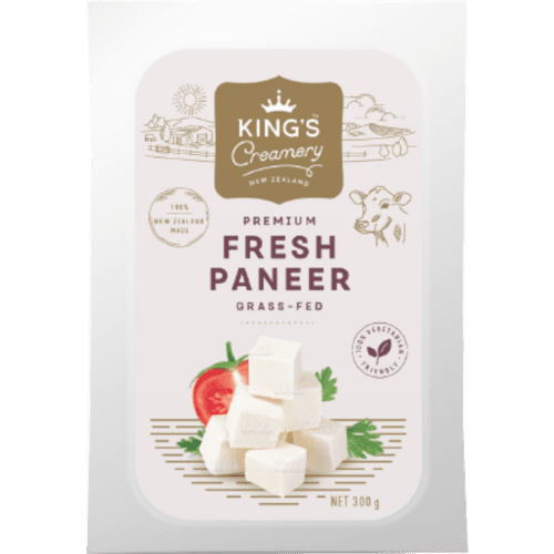 King's Creamery Premium Fresh Paneer 300 g