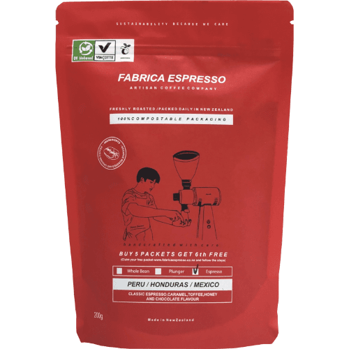 Fabrica Espresso Peru Honduras Mexican Plunger Coffee 200 g