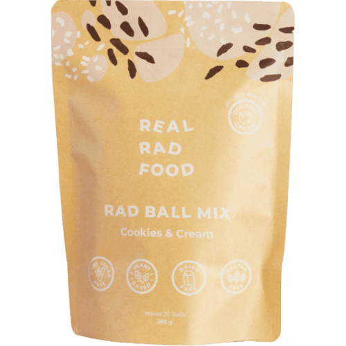Real Rad Food Cookies and Cream Ball Baking Mix