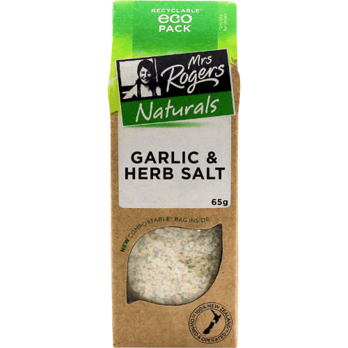 Mrs Rogers Naturals Eco Garlic & Herb Salt