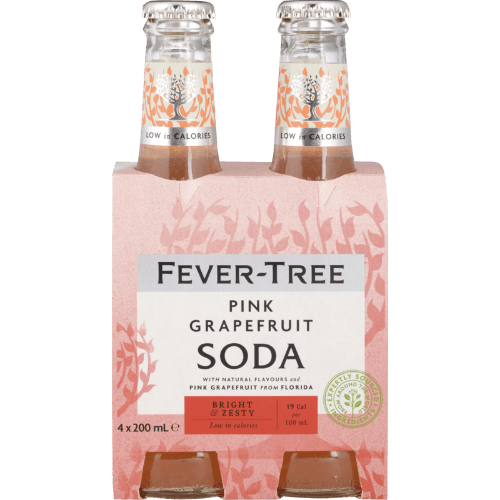 Fever-Tree Pink Grapefruit Soda Bottles