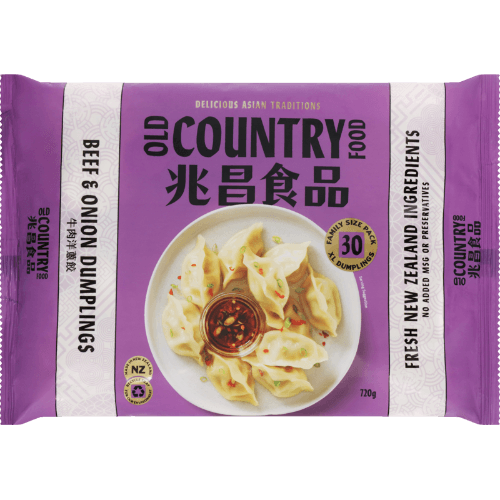 Old Country Food Beef & Onion Dumplings