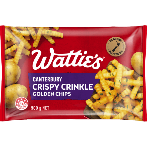 Wattie's Canterbury Crispy Crinkle Golden Chips