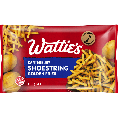 Wattie's Canterbury Shoestring Golden Fries 900 g