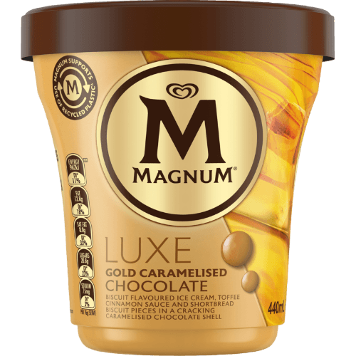 Magnum Gold Caramelised Chocolate Ice Cream 440 mL