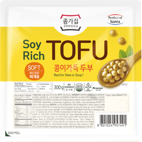 Daesang Soy Rich Soft Tofu Tub 300 g