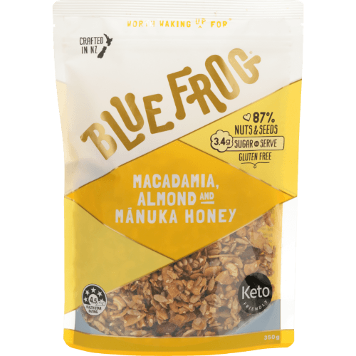 Blue Frog Macadamia Almond And Manuka Grain Free Cereal