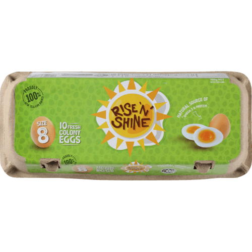 Rise N Shine Size 8 10 Pack Colony Eggs