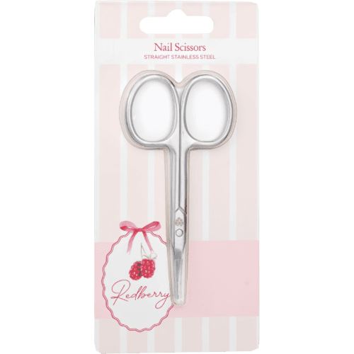 Korbond Redberry Nail Scissors Straight Stainless Steel