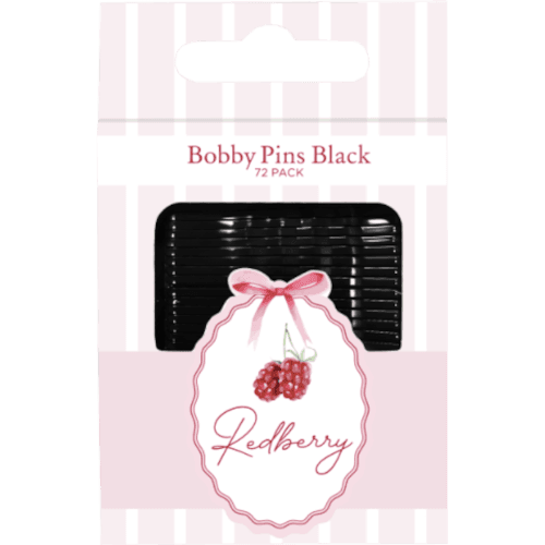 Korbond Redberry Bobby Pins Black