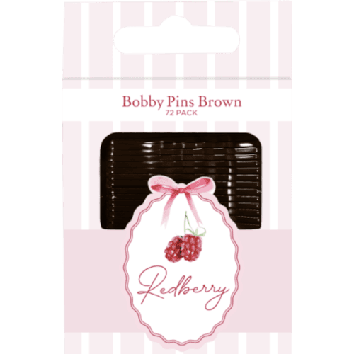 Korbond Redberry Bobby Pins Brown