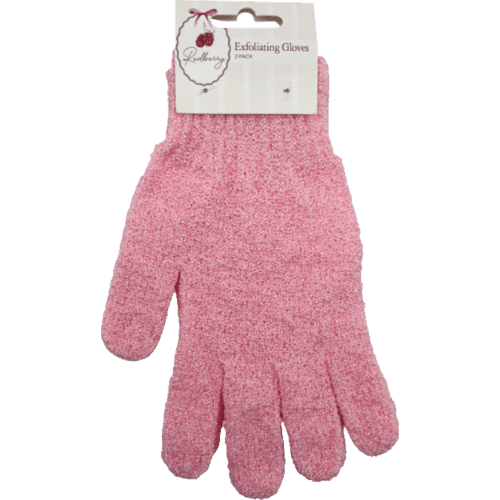 Korbond Redberry Exfoliating Gloves 2 pack
