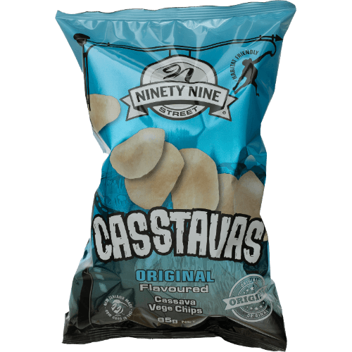 NinetyNine Street Casstavas Original Flavoured Cassava Vege Chips