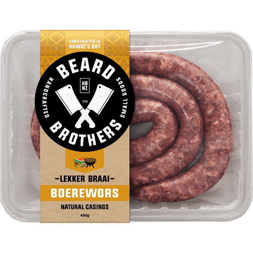 Beard Brothers Lekker Braai Boerewors