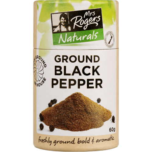 Mrs Rogers Naturals Ground Black Pepper