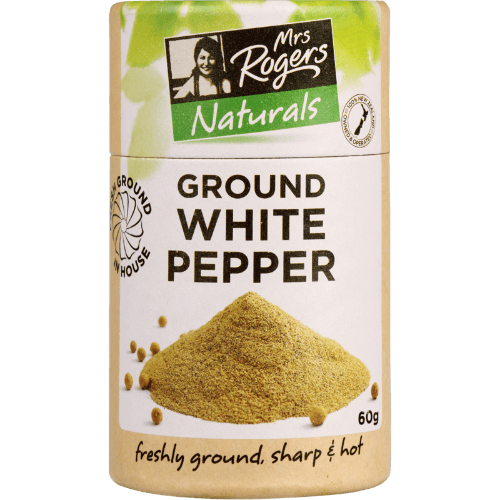 Mrs Rogers Naturals Ground White Pepper