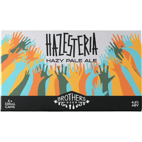 Brothers Beer Craft Beer Hazy Pale Ale 6 × 330 mL