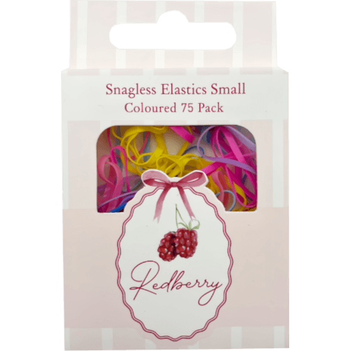 Korbond Redberry Coloured Snagless Elastics 75 pack