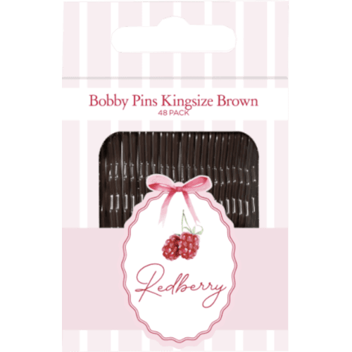 Korbond Redberry Brown Kingsize Bobby Pins