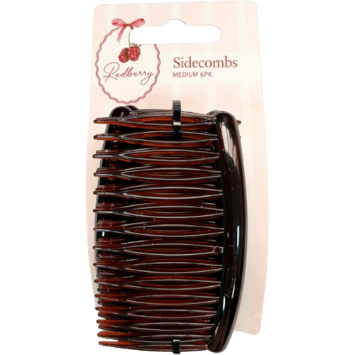 Korbond Redberry Sidecombs Medium Tortiseshell