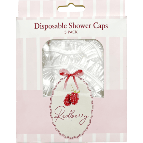 Korbond Redberry Disposable Shower Caps