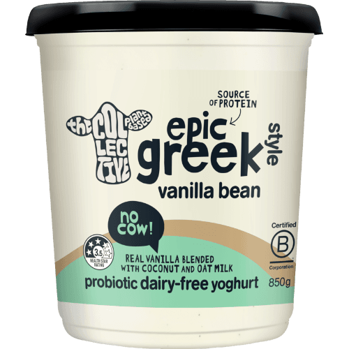 The Collective Plant Greek-Style Vanilla Probiotic Dairy-Free Yoghurt
