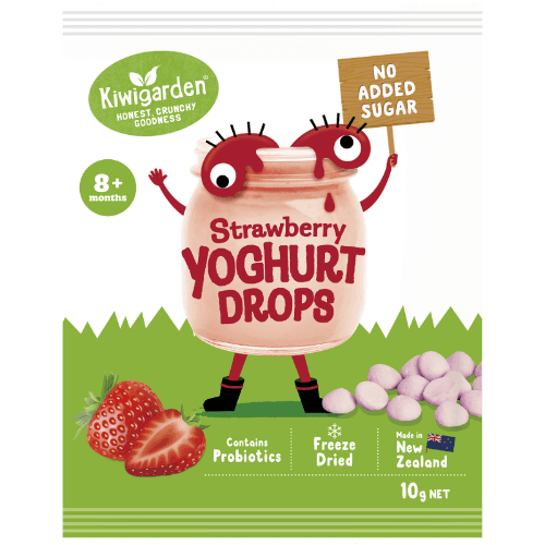 Kiwigarden Strawberry Yoghurt Drops 8+ Months 10 g