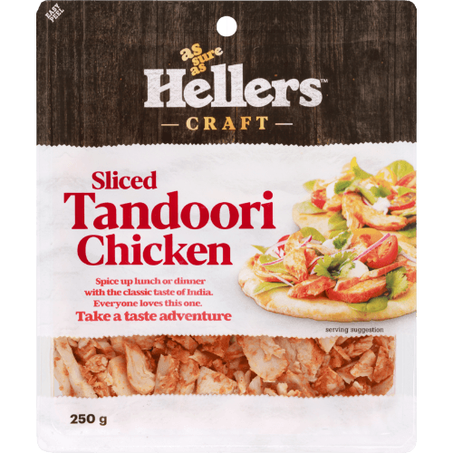 Hellers Craft Sliced Tandoori Chicken