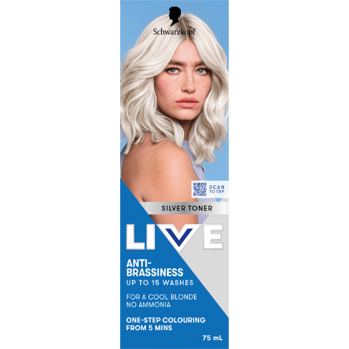 Schwarzkopf Live Silver Toner Semi Permanent Hair Colour