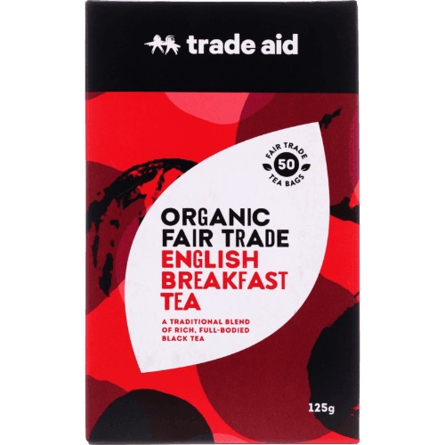 Trade Aid Organic Fair Trade English Breakfast Tea Bags