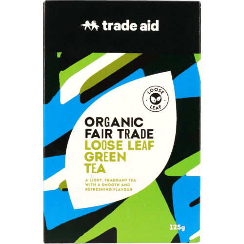 Trade Aid Organic Fair Trade Green Loose Leaf Tea