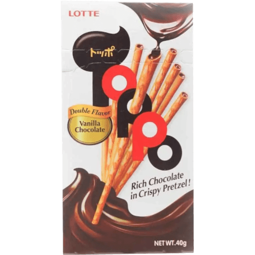Lotte Toppo Vanilla Chocolate Pretzel Snack