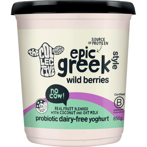The Collective Plant Greek-Style Wild Berries Probiotic Dairy-Free Yoghurt