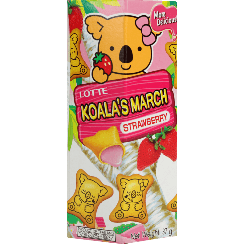 Lotte Koala's March Strawberry Biscuits