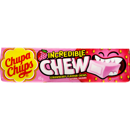Chupa Chups Strawberry Incredible Chews
