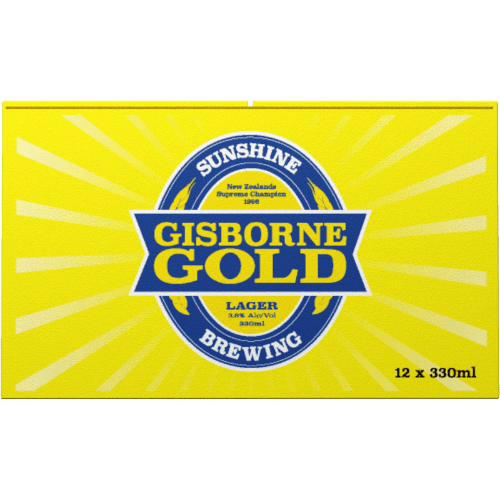 Sunshine Gisborne Gold Lager Cans
