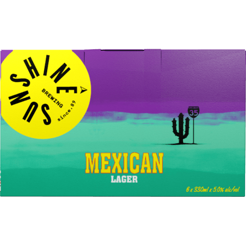 Sunshine Mexican Lager Cans 6 × 330 mL