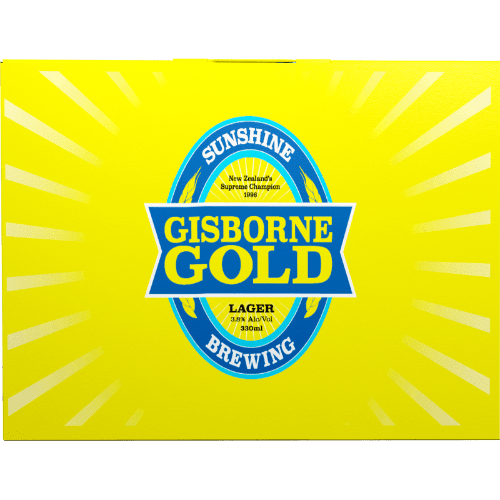 Sunshine Gisborne Gold Lager Cans