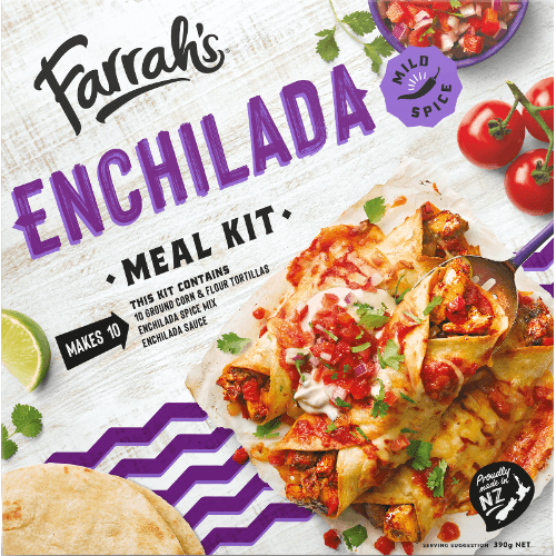 Farrah's Enchilada Mild Spice Meal Kit