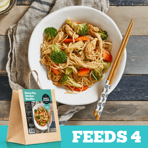 Simply Dinner Honey Soy Chicken Noodles Meal Kit Serve 4