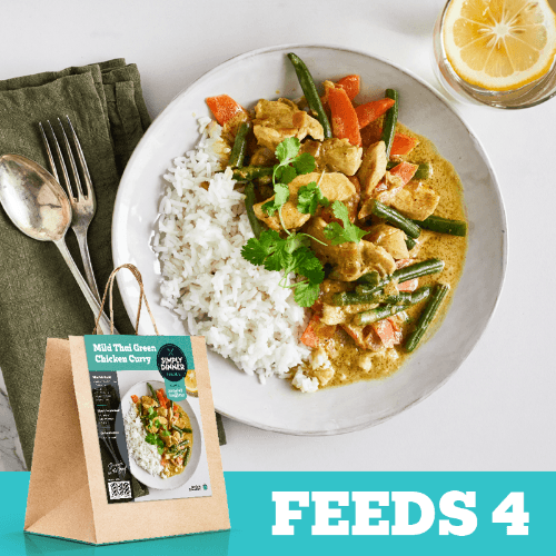 Simply Dinner Mild Thai Green Chicken Curry Meal Kit Serves 4