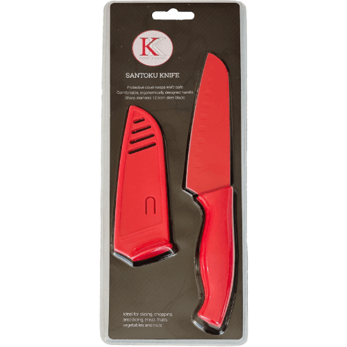 Kate's Kitchen Santoku Knife Asstorted Colours 12.5cm