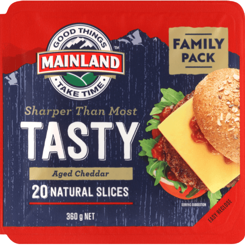 Mainland Tasty Natural Cheese Slices