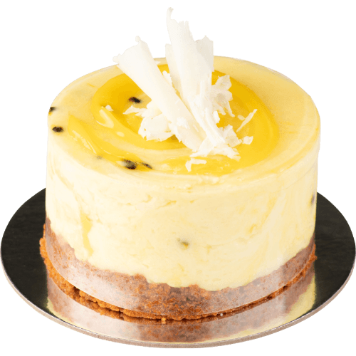 4" Lemon & Passionfruit Cheesecake