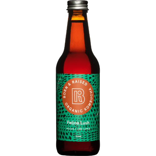 Born And Raised Feijoa Lush Organic Kombucha 328 mL