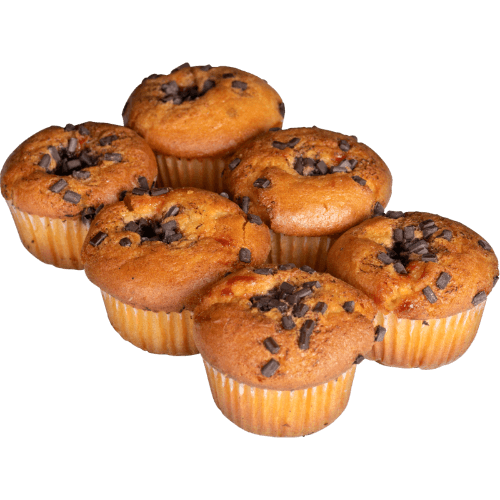 Raspberry Chocolate Chip Muffins 6 pack