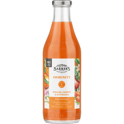 Barker's Immunity Orange Carrot & Echinacea Fruit Syrup 710 mL